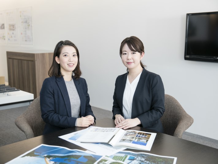 女性社員が様々な分野の第一線で活躍中。