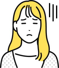 暗い表情のAさん