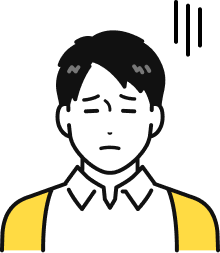 暗い表情のSさん