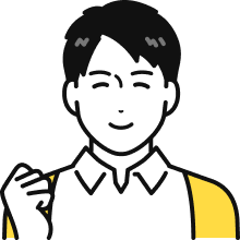 喜んでいる表情のSさん