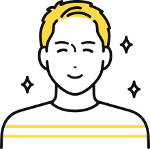 明るい表情のTさん