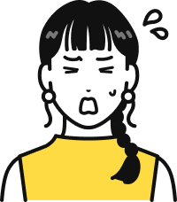 焦る表情のIさん