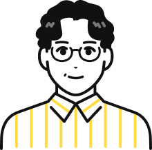 前向きな表情のEさん